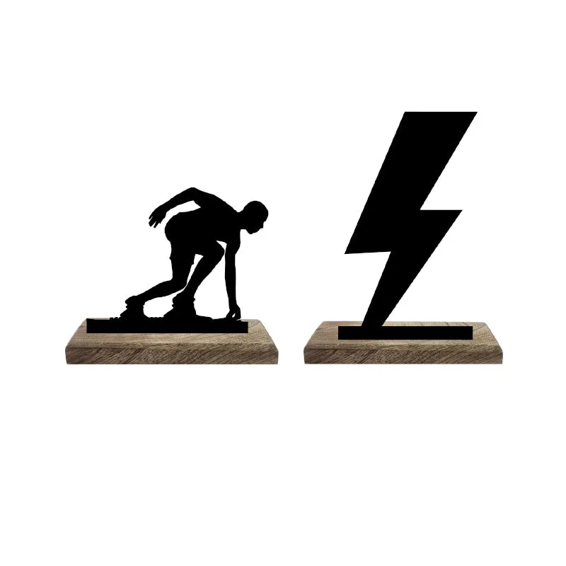 Thundering Athlete Showpiece - Set Of Two media 6