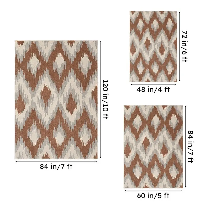 Dwalin Hand Tufted Geometric Wool & Nylon Carpet - Taupe media 14