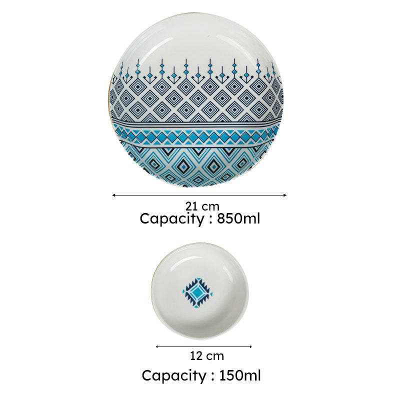 Jivo Ethnic Bowl (150 ML/ 850 ML) - Set Of Seven media 8
