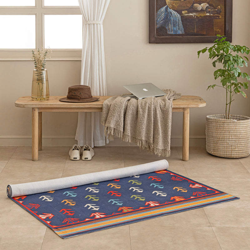 Neelaj Handwoven Cotton Rug media 5