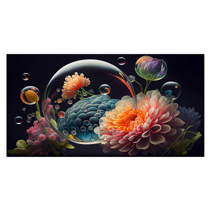 Orva Bubble FloralCanvas Wall Painting media 3