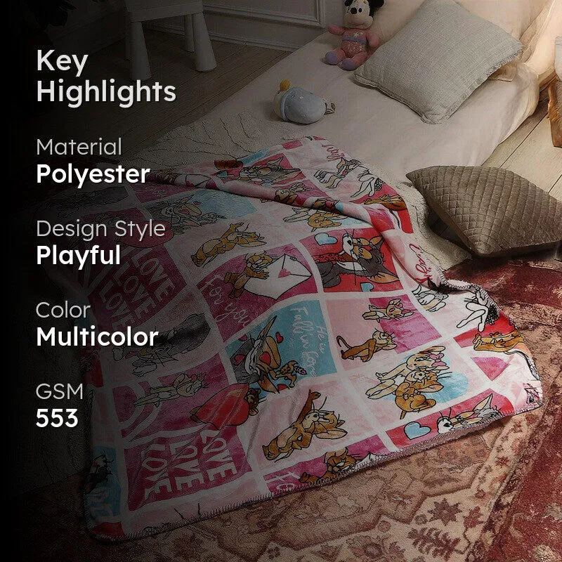 Monte Carlo Whimsical Love Throws Blanket - 553 GSM media 2
