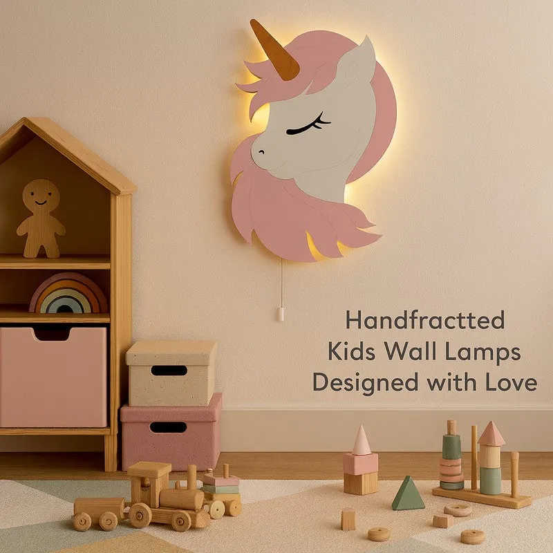 Enchanted Unicorn Battery Operated MDF Wall Lamp media 4