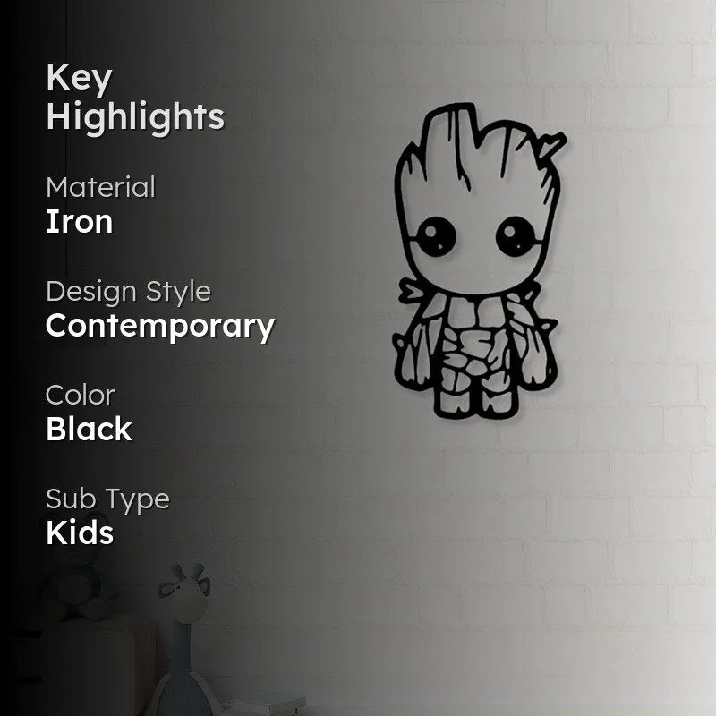 Groot Black Iron Wall Accent media 2