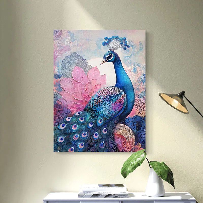 Peacock Psy Wall Painting media 5
