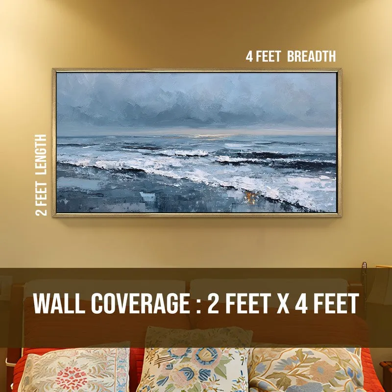 Indigo Depths Canvas Wall Art media 9