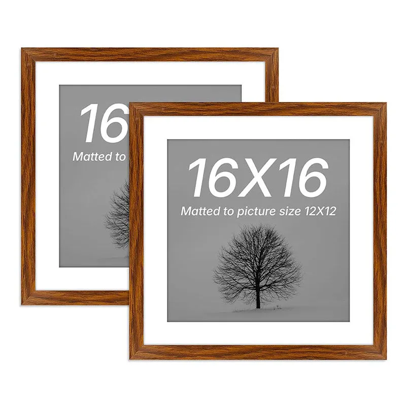 Driftwood Charm Photo Frame (Brown) - Set Of Two media 3