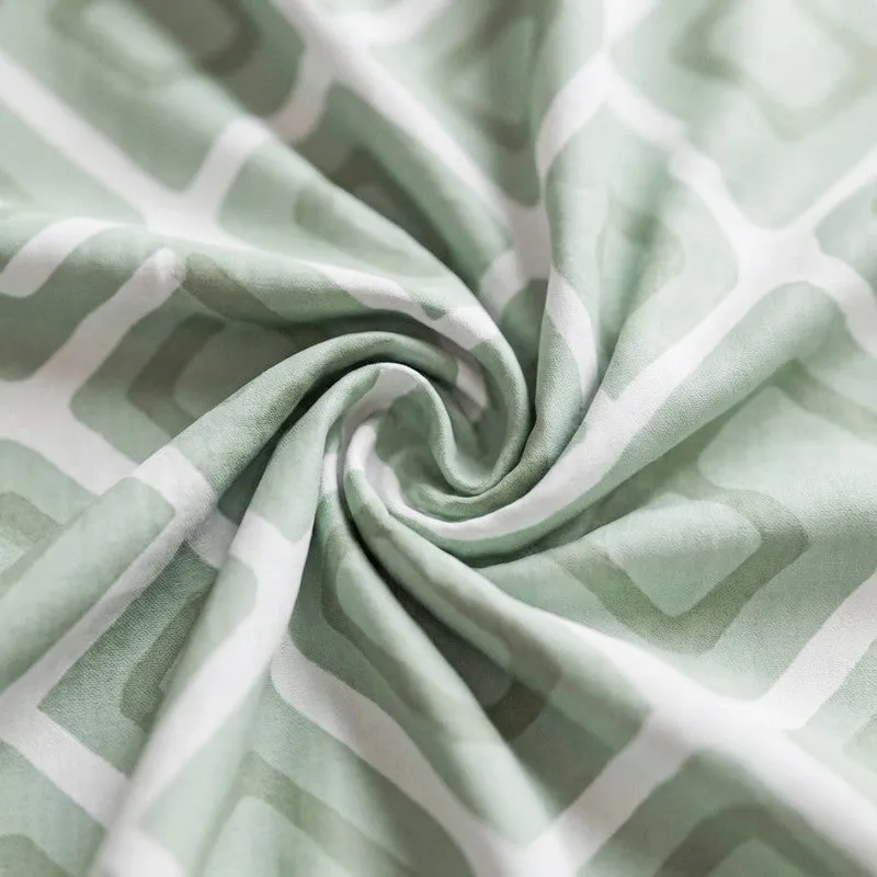 Nannia Neo Cotton Bedsheet (Green) - 200 TC media 5