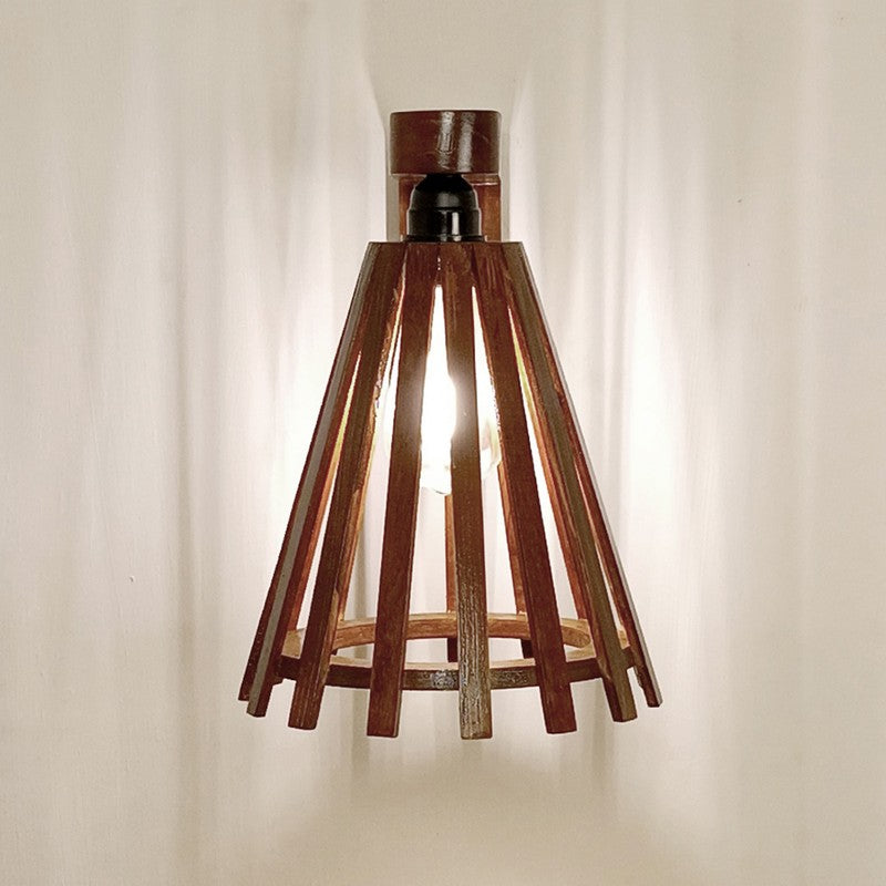Quenara Wooden Wall Lamp media 4