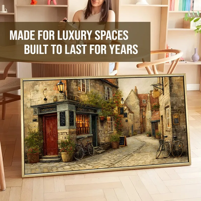 European Vintage Lane Cottage Wall Art media 5