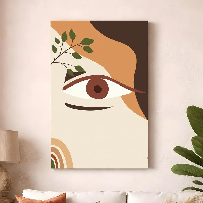 Earthy Eye Canvas Wall Art media 3