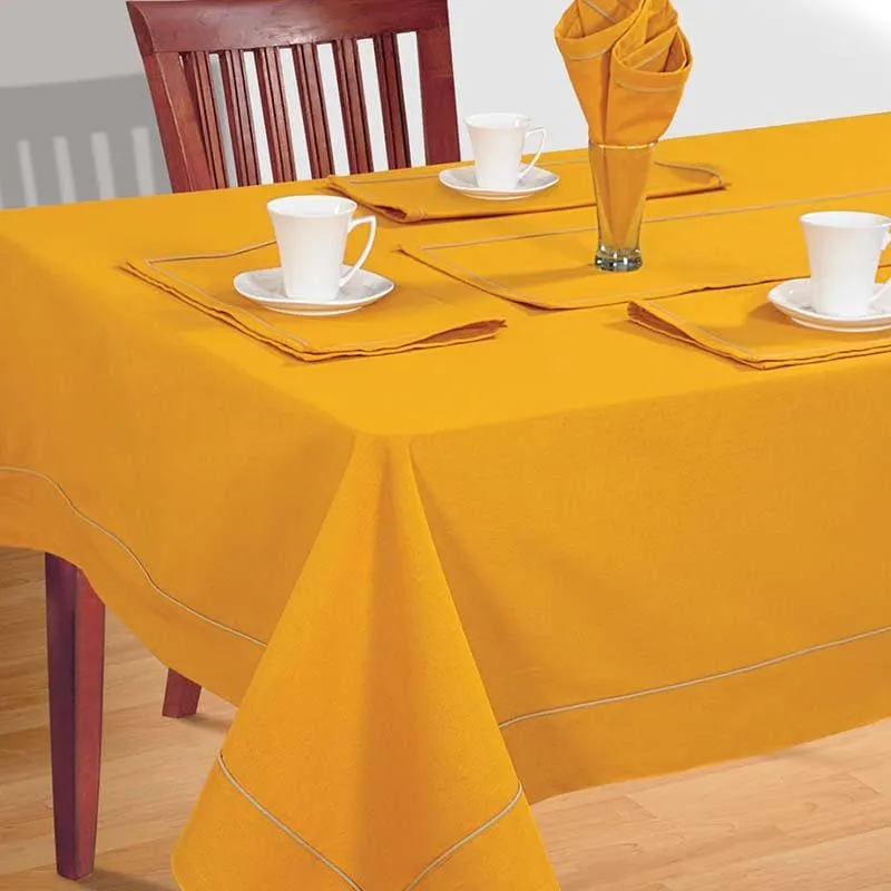 Swayam Glorious Yellow Table Cover media 1