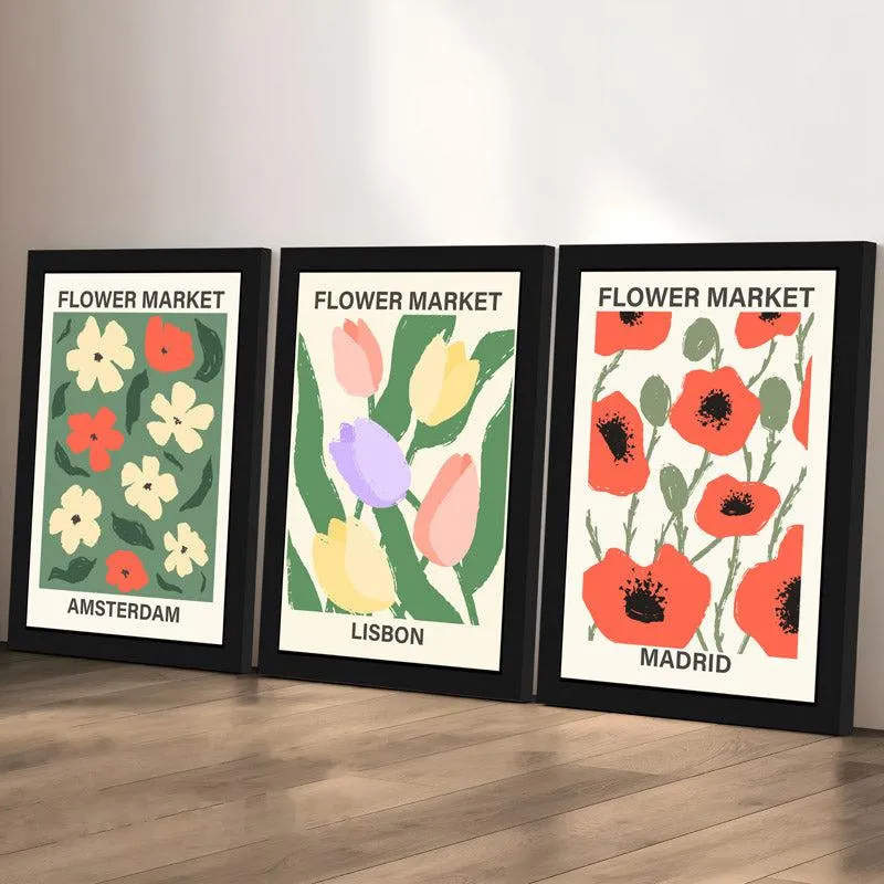 Flower Market Wall Art - Set Of Three media 3