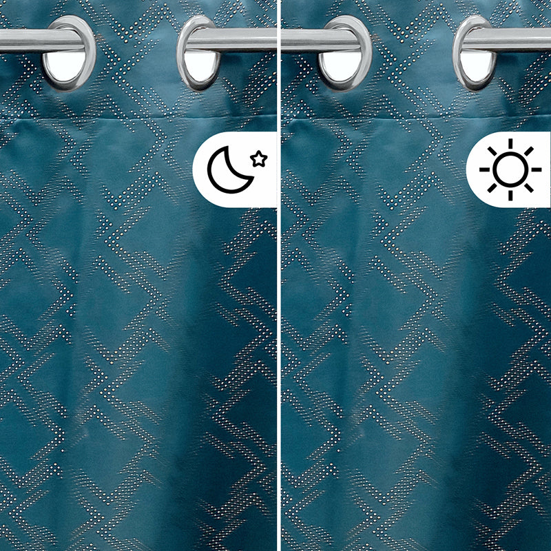 Alain Polyester Blackout Curtain - Set Of Two media 6