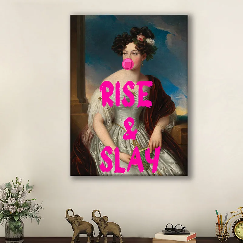 Rise & Slay Wall Art media 2
