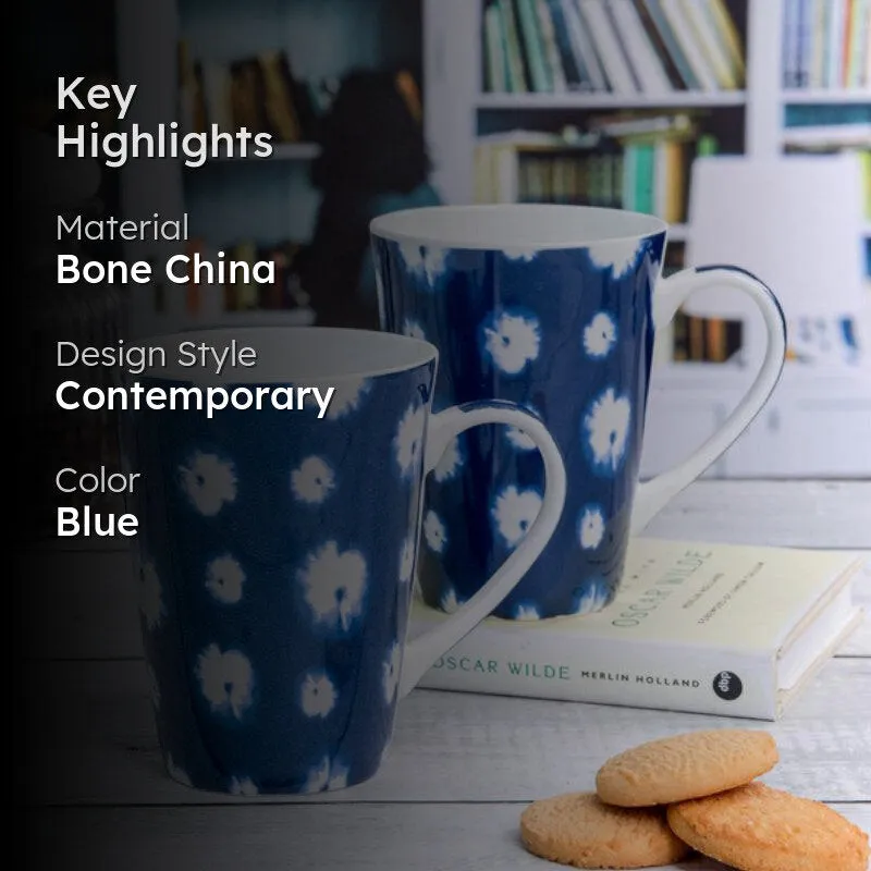 Miranda Bone China Coffee Mug (360 mL Each) - Set of Two media 2