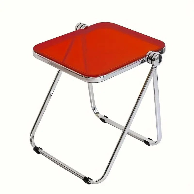 Vistara Red Acrylic Side Table media 3