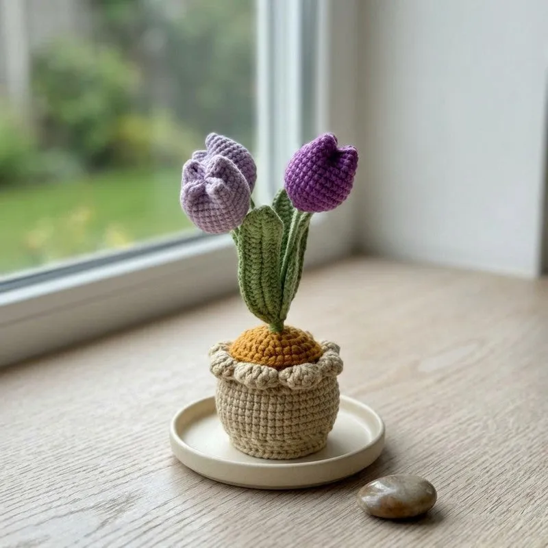 Floria Yarn Artificial Flowers media 3