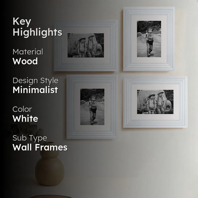 Timberline Nova Photo Frame (White) - Set Of Four media 2