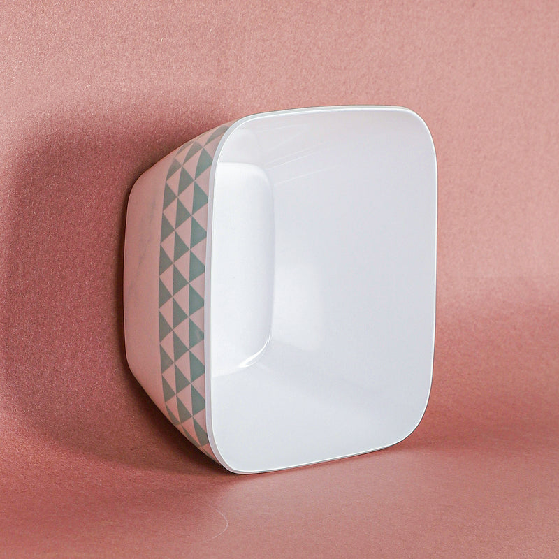 Mivono Snack Bowl (White & Blue) - 1020 ML media 5