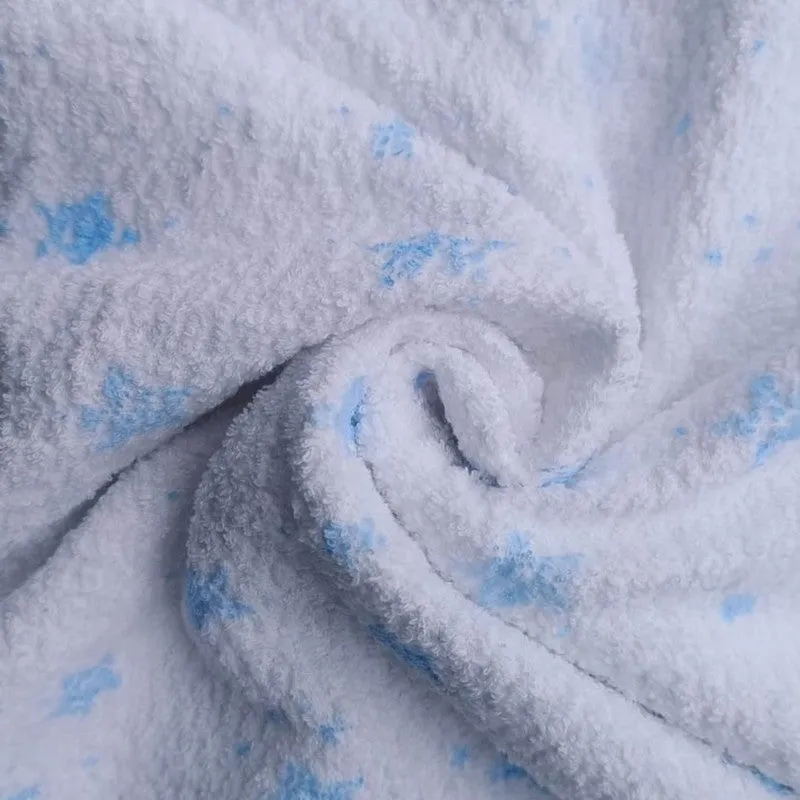 Celestial Star Print Cotton Bath Towels - White media 4