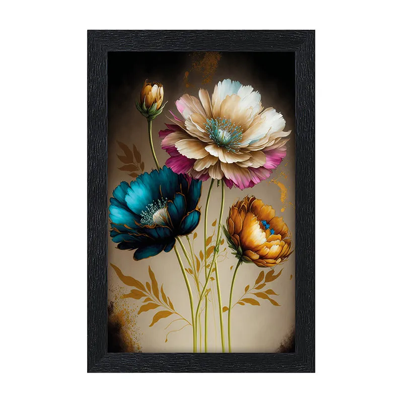 Aurum Fleur Relief Wall Painting media 5