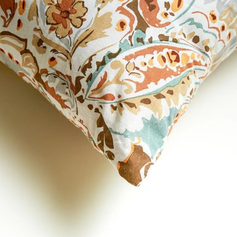 Paisley Rush Cushion Cover (Brown) - Set Of Two media 4