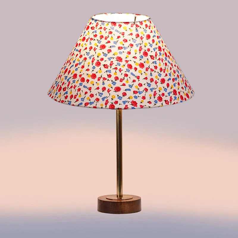 Fleura Rodin Cone Wooden Table Lamp - Multicolor media 5