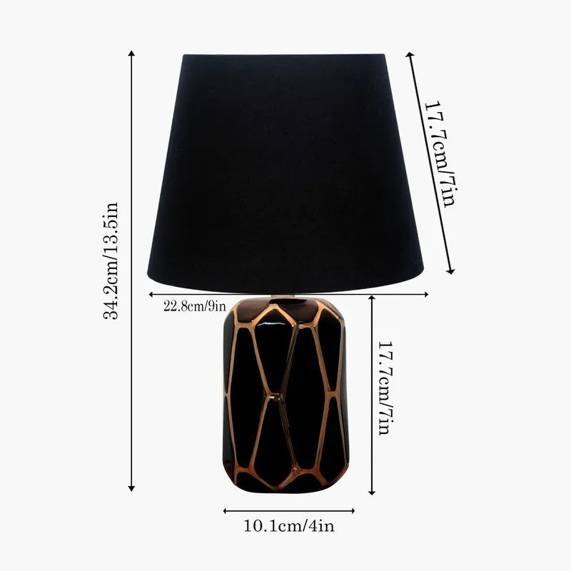 IllumiNest Versatile Ceramic Table Lamp - Black media 7