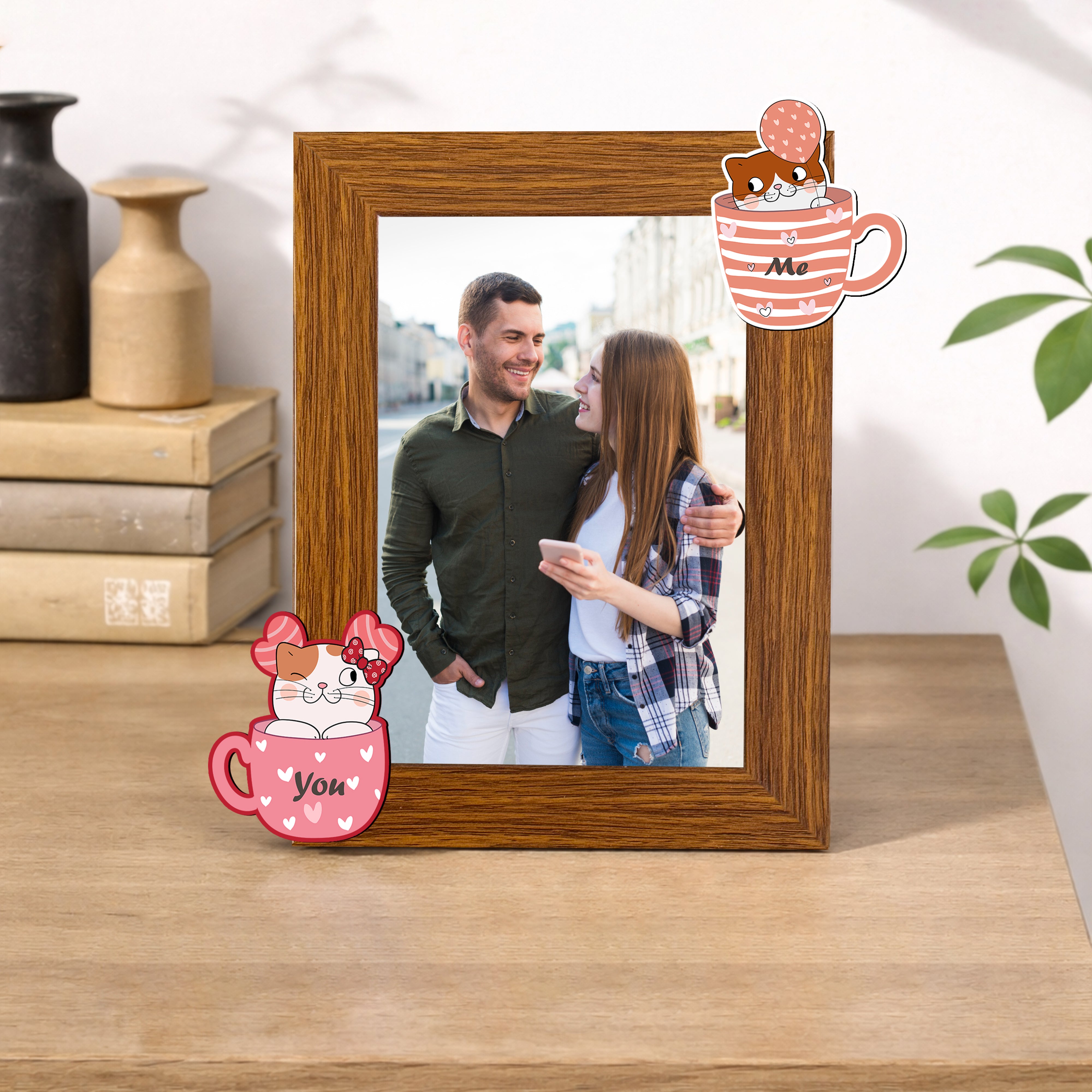 Lovio MDF Photo Frame with Magnetic Sticker II