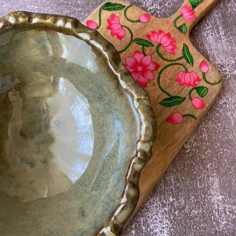 Elmina Handmade Serving Bowl - 1000 ML - 4