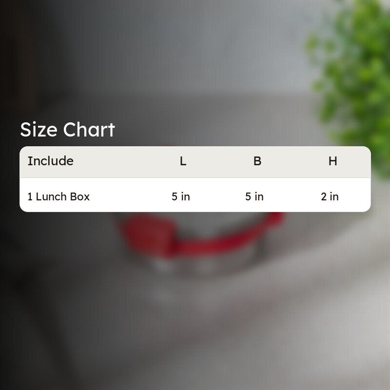 Clip Lock Lunch Box (275 mL) - Red media 8