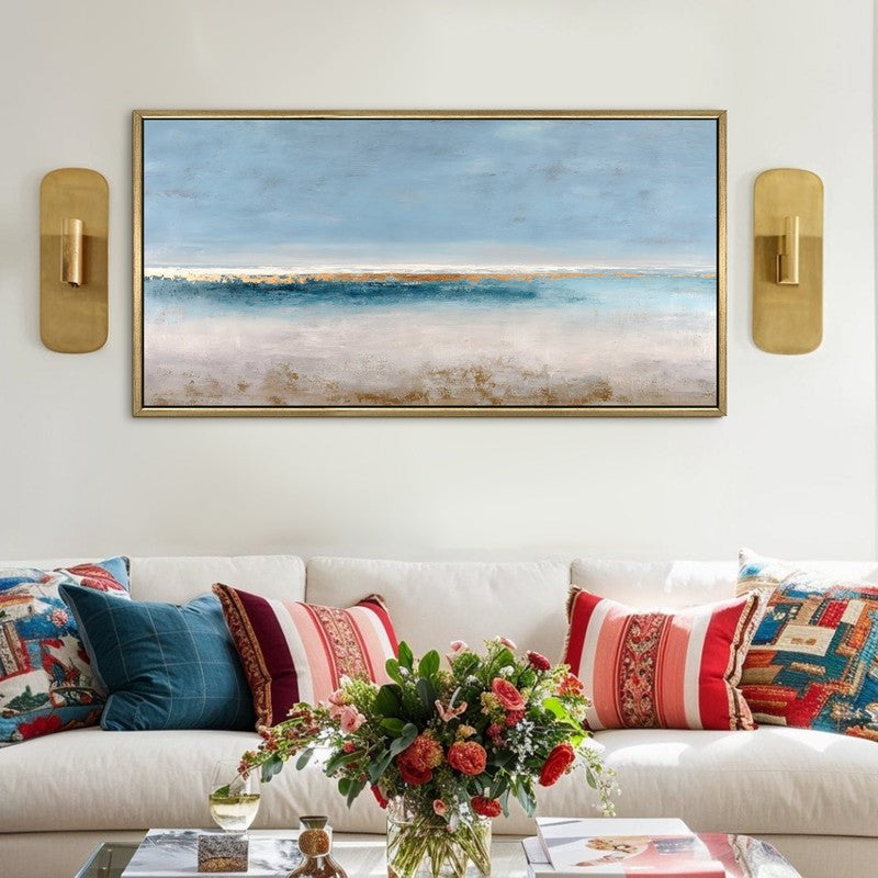 Blue Infinity Canvas Wall Art