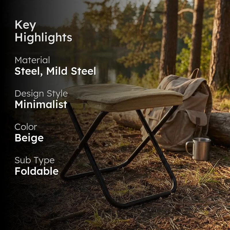 Rioware SoftSeat Steel Compact Stool - Beige media 2
