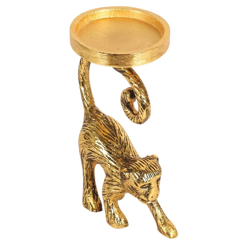 Golden Monkey I Candle Holder media 6
