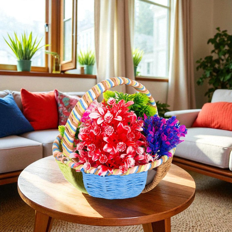 EcoBloom (Raffia,Metal) Fruit Basket media 6