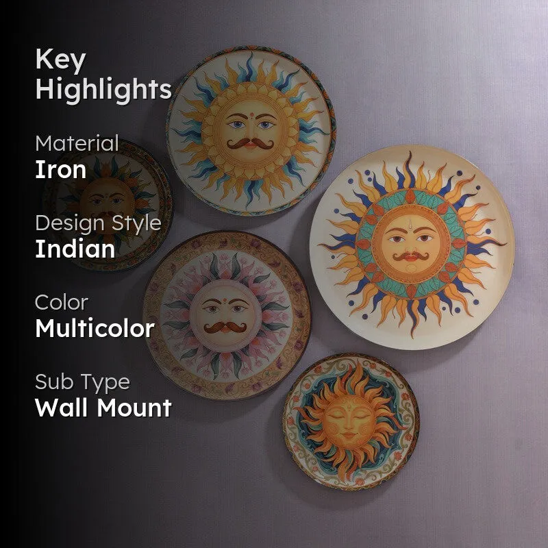 Surya Bliss Wall Plates - Set of Five media 2