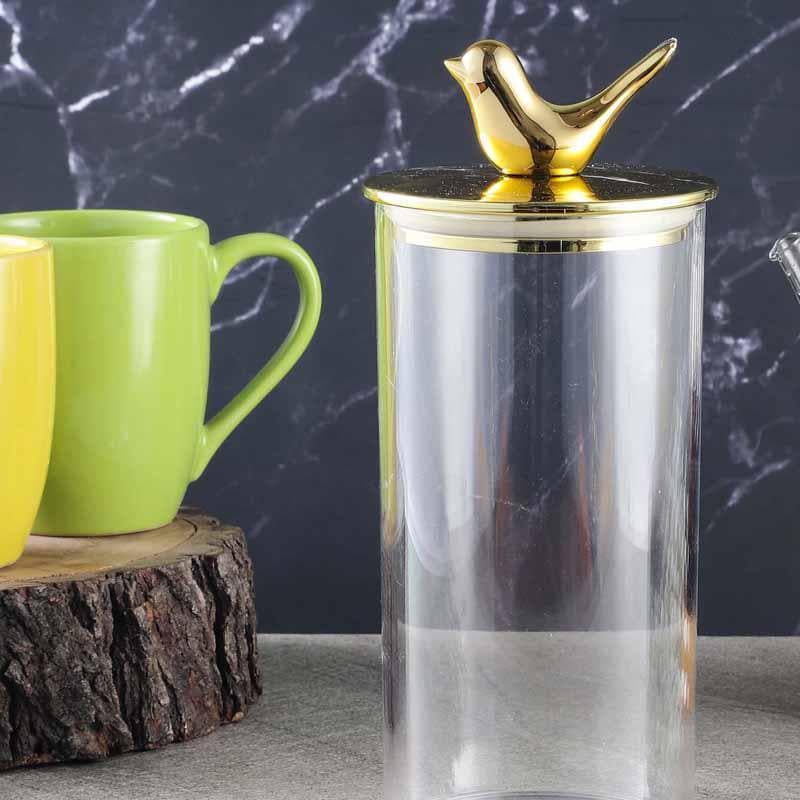 Goldie Birdie Acrylic Storage Jar - 1200 mL media 4