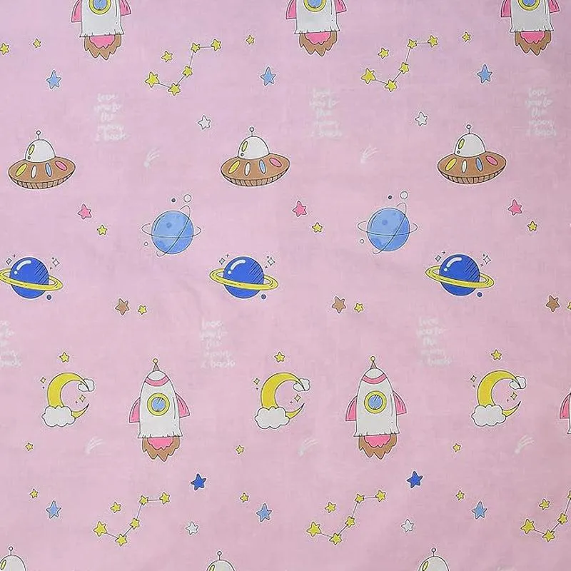 Starship Slumber Party Kids' Cotton Duvet Cover - 210 TC media 5
