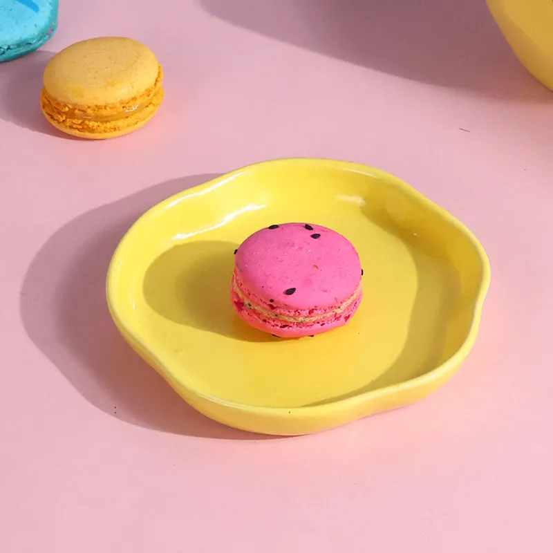 Fiorella Ceramic Quarter Plate - Yellow media 1