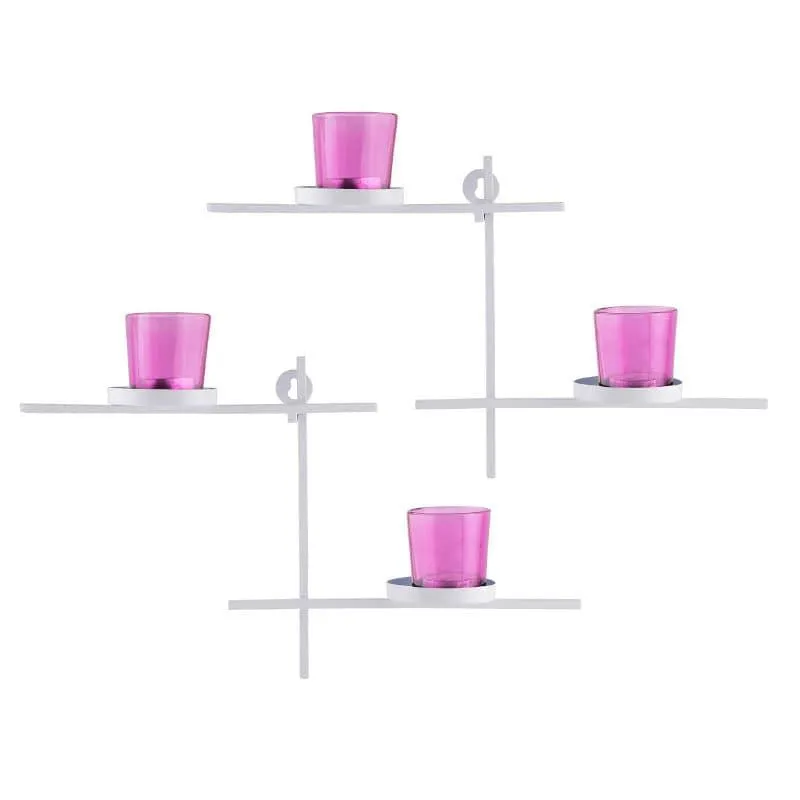 Terra Luminaire Votive Duo (Pink) - Set Of Two media 3