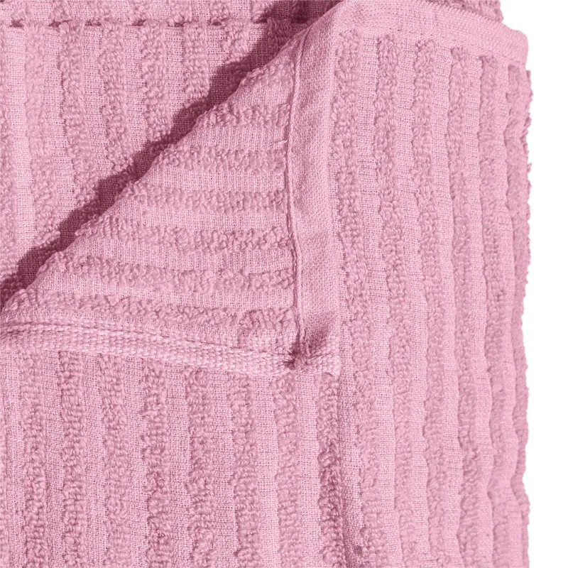 Micro Cotton LuxeDry Striped Bath Towel - Pink media 6