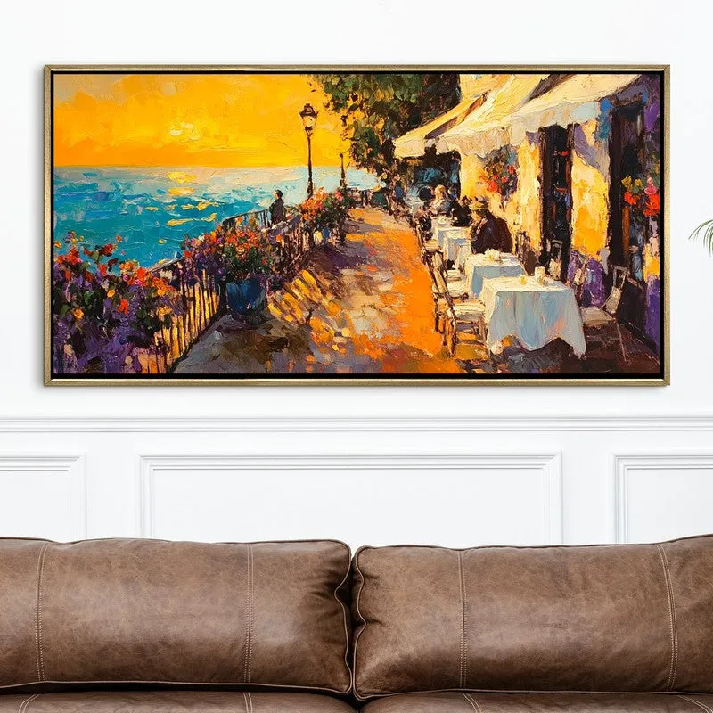 Breezy Veranda Canvas Wall Painting With Frame media 4