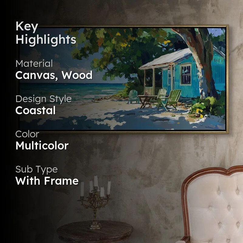 Utopia Canvas Wall Painting With Frame media 2
