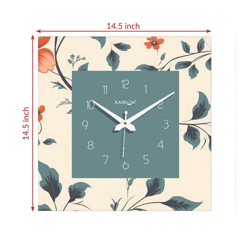 Floral Spread Wall Clock media 5
