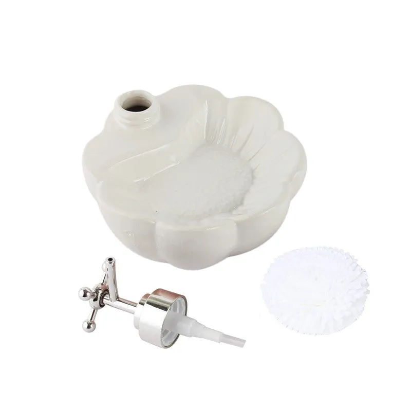 Ceramic Blossom Soap Dispenser media 6