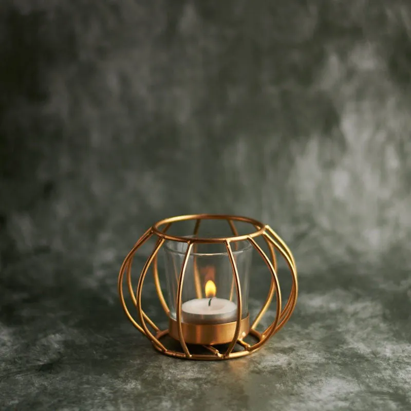 Cage Lumina Tealight Candle Holder - Set Of Two media 4