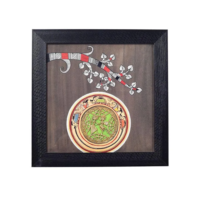 Baikal Brass & Wood Wall Accent media 3