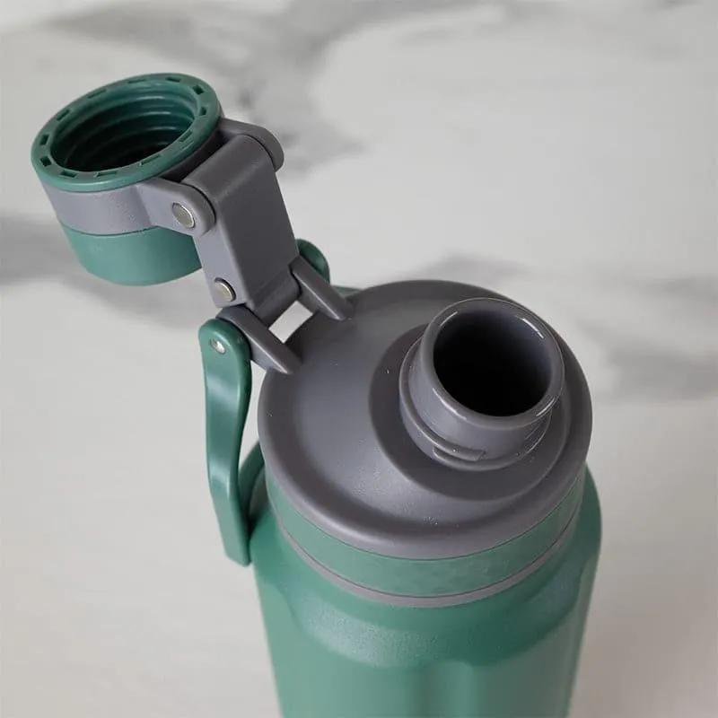Aqua Alchemy Hot & Cold Thermos Water Bottle (Green) - 850 mL media 4