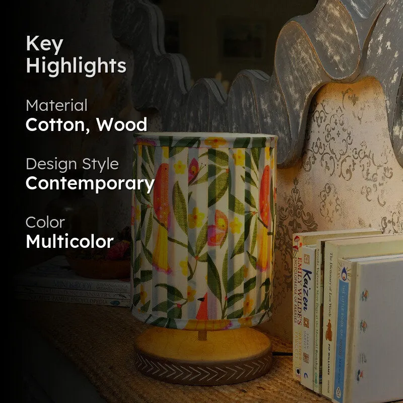 Boutique Cotton Table Lamp - Multicolor media 2